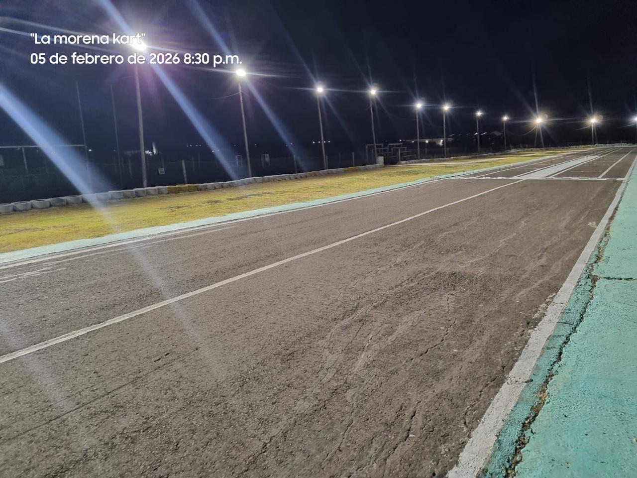 Iluminación LED en Kartódromo “La Morena”